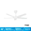 Alpha Cosa EX9 Ceiling Fan - Matt White
