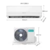 [1.5HP][Non-Inverter] Hisense AN13DBG1 Air Conditioner 1.5HP R32 Smart Function Ionizer High Density Filter Blue Fin